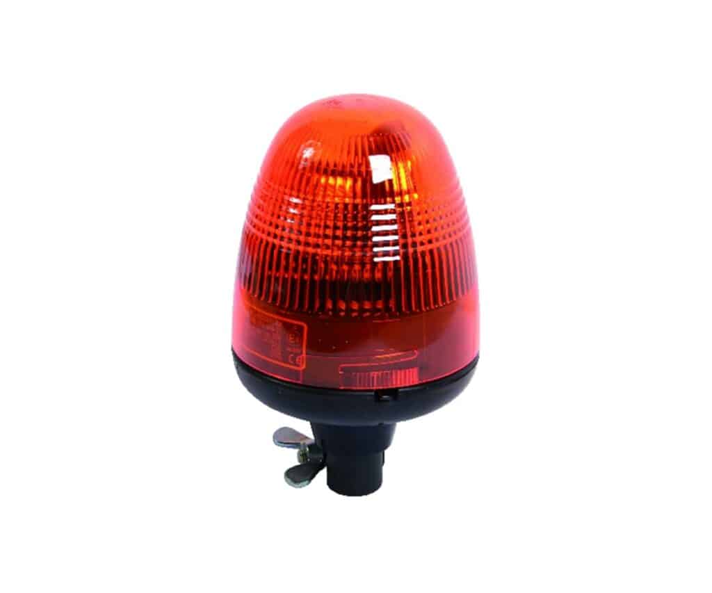 HELLA 2RL 009 506-001 Halogeen-Zwaailamp - Rota Compact - 12V - Geel - Pijpsteun, flexibel