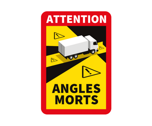 Magneet sticker dodehoek