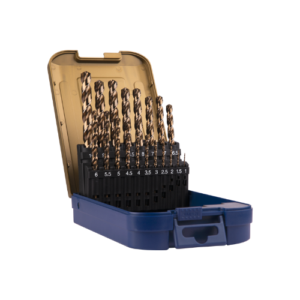 SPIRAALBORENSET '110', DIN 338, TYPE HD-S, 19-DLG Ø1-10 ABS