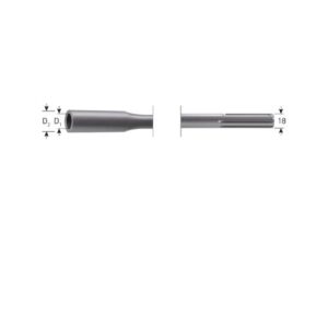 SDS-MAX AARDPENADAPTER, Ø16,5X26