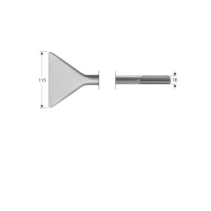 SDS-MAX SPADEBEITEL, 115X350