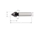 HM V-GROEFFREES 60°, SILVER-LINE, D2=8 / Ø11