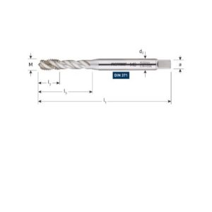 HSS-E MACHINETAP, BLIND, DIN 371, M3 CE