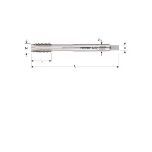HSS-E MACHINETAP, DOORLOPEND, DIN 376, M4 b