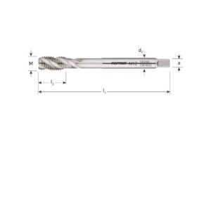 HSS-E MACHINETAP, BLIND, DIN 376, M6 C