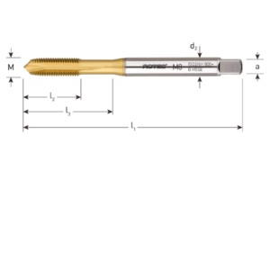 HSS-E MACHINETAP DOORLOPEND