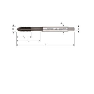 HSS-E MACHINETAP 'INOX+', DOORLOPEND, DIN 371, M3 H