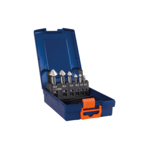 VERZINKFREZENSET '407', HSS-G, 6-DLG, M3-M10, Ø6,3-20,5