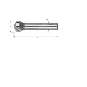 HSS-G VERZINKFREES 120°, VORM C, Ø6,3