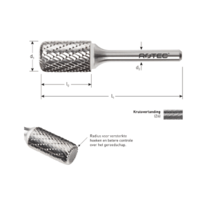 HM-STIFTFREES, MODEL A+R, Z6 / KRUISVERTAND / Ø3X14X38XØ3