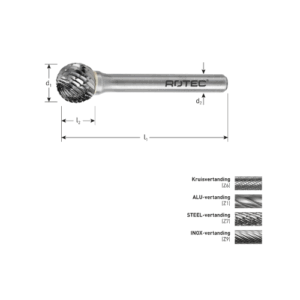 HM-STIFTFREES, MODEL D, Z6 / KRUISVERTAND / Ø3X2,5X38XØ3