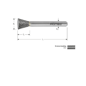 HM-STIFTFREES, MODEL N, Z6 / KRUISVERTAND / Ø3X4X38XØ3