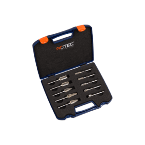 STIFTFREZENSET, 10-DLG, Z6, B,C,F,G EN L / Ø9,6 EN 12,7
