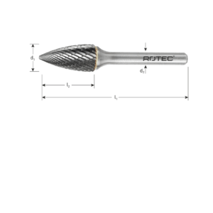 OPTI HM-STIFTFREES, MODEL GZ6 / KRUISVERT. / Ø6X18X50XØ6