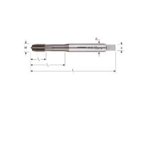 HSS-E PM ROLTAP, DIN 371, TICN-GECOAT, M3
