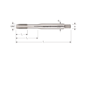 HSS-E MACHINETAP '800', DOORLOPEND, DIN 371, UNC NO.4-40