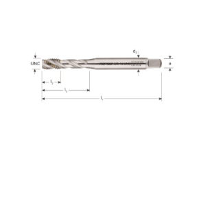 HSS-E MACHINETAP '800', BLIND, DIN 371, UNC 1/4"-20