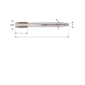 HSS-E MACHINETAP '800', DOORLOPEND, DIN 376, UNC 7/16"-14