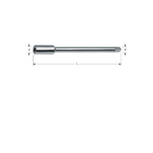TAPVERLENGSTUK, DIN 377, VIERKANT 2,1X60