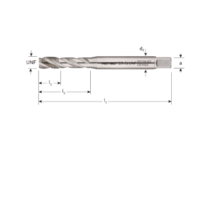HSS-E MACHINETAP '800', BLIND, DIN 371, UNF NO.10-32