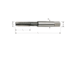 RO-COIL HSS EINDSNIJDER, DOORL., UNF NO.10-32 cc