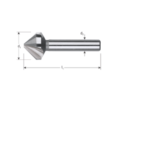 HSS-G VERZINKFREES 90°, DIN 335C, Ø4,3