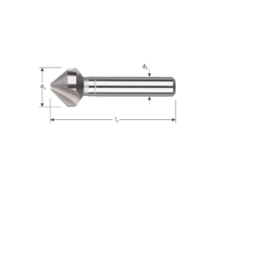 HSS-E PM VERZINKFREES 90°, DIN 335C, Ø6,3 (M3)