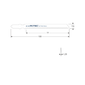 DECOUPEERZAAGBLAD DC130 / T101AIF