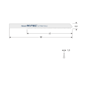 DECOUPEERZAAGBLAD HSS FDC640
