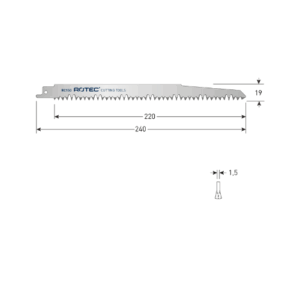 RECIPROZAAGBLAD RC150 / S1531L