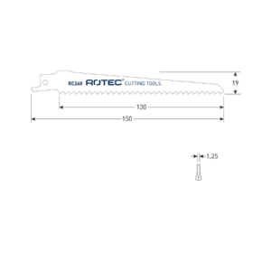 RECIPROZAAGBLAD RC260 / S611DF