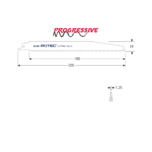 RECIPROZAAGBLAD RC350 / S3456XF