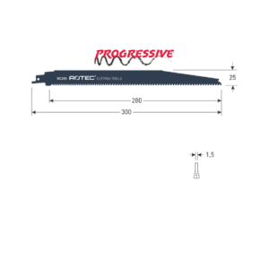 RECIPROZAAGBLAD RC390 / S1256XHM (VPE 2)