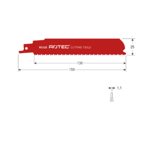 RECIPROZAAGBLAD RC430 / S1126CHF