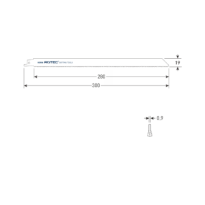 RECIPROZAAGBLAD RC550 / S1222VF