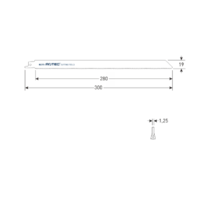 RECIPROZAAGBLAD RC570 / S1225VF