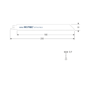 RECIPROZAAGBLAD RC740 / S1022EF