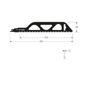 RECIPROZAAGBLAD RC810 / S1243HM