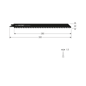 RECIPROZAAGBLAD RC830 / S1241HM