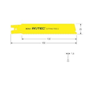 RECIPROZAAGBLAD RC961 (VPE 5)