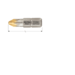 PRO SCHROEFBIT PZ 1, L=25, C6.3, DIAMOND (VPE 10)