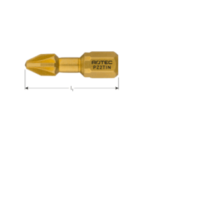 TORSIONBIT TIN, C6.3, PZ 1X25