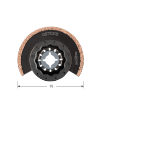 OS 70K5 STARLOCK SEGMENTZAAGBLAD HM-RIFF Ø70