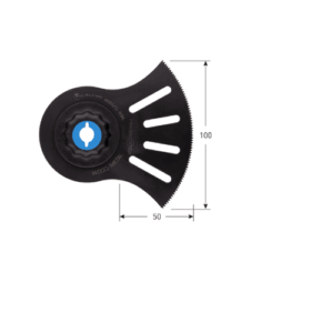 MOS 17/100BI STARLOCK-MAX INVALZAAGBLAD HOUT/METAAL
