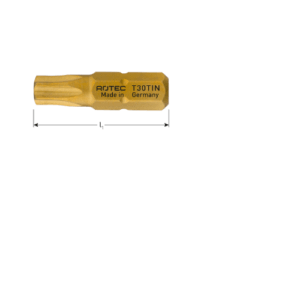 SCHROEFBIT TIN, C6.3, T 10X25