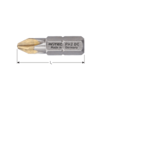 PRO SCHROEFBIT PH 1, L=25, C6.3, DIAMOND (VPE 10)