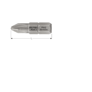 PRO SCHROEFBIT PH 1, L=25, C6.3, BASIC (VPE 50)
