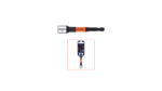 DOPSLEUTEL E6.3 1/4" BITOPN., MAGNETISCH, SW 10X80 | VPE 1 - Afbeelding 2