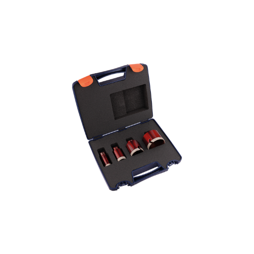 Productafbeelding tijn - 2026-03-09t083614. 211 Diamantboorkroonset 'premium', m14-opname, 4-dlg, ø25-68 - afbeelding 1