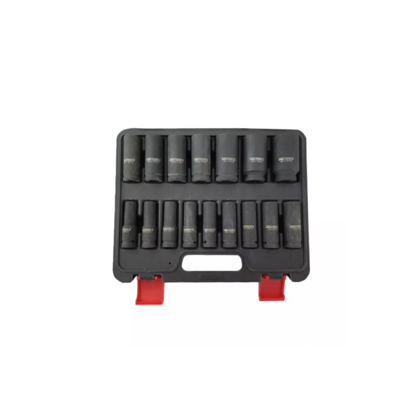 1/2'' krachtdoppenset lang 16-delig - afbeelding 2